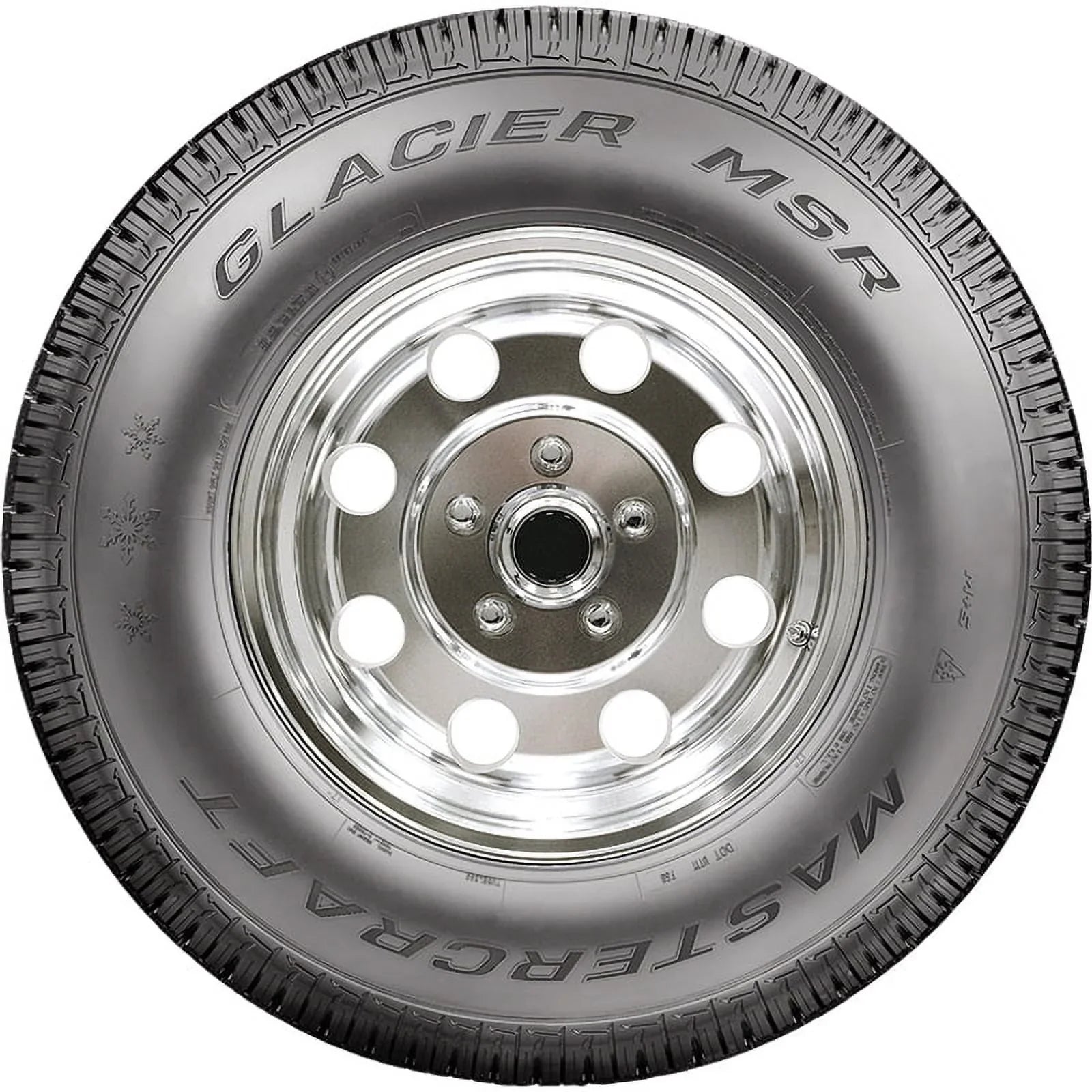 Winter Truck Tire 255/70R17 Light MSR Glacier 112T Mastercraft