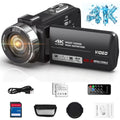 30FPS LCD Camera Vlogging Zoom Vision for Screen Camcorder MARVUE Night Video IR 4K Digital 48MP YouTube 3.0" 18X Camera Camera Touch with