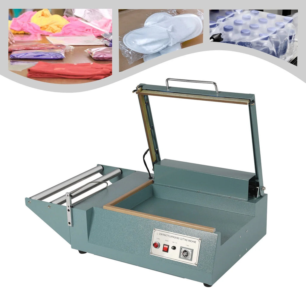 L-bar 1000W Sealing Wrap Retail Packing DENEST Machine Cutter Shrink Machine Sealer
