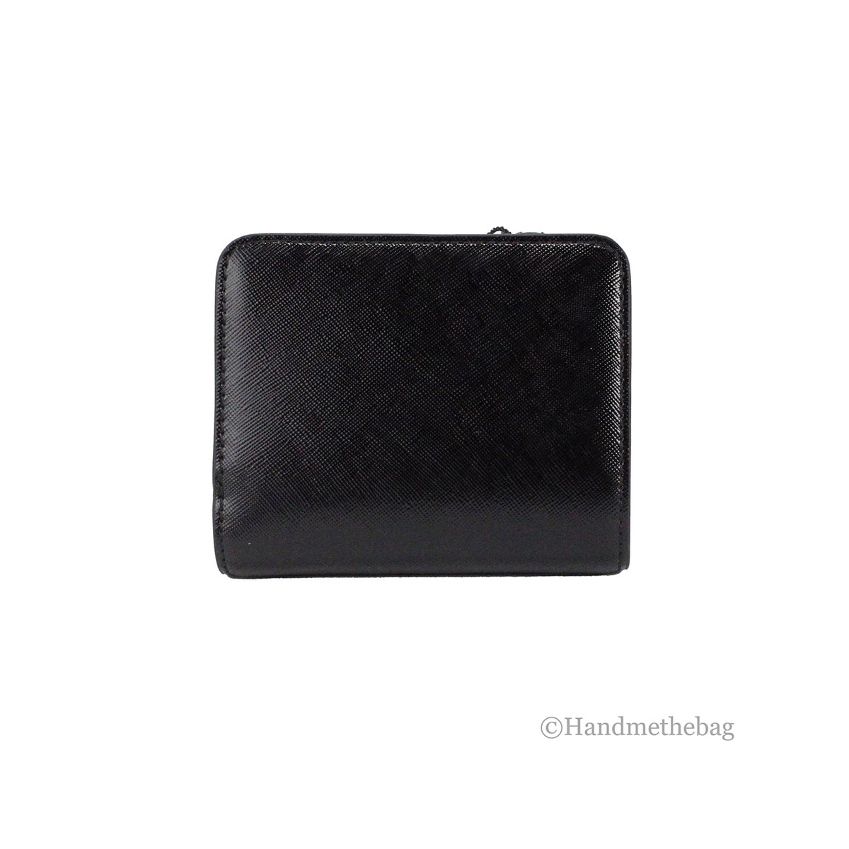 Crossgrain Pouch Card Compact Coin Mini Black Jacobs Wallet Marc Leather