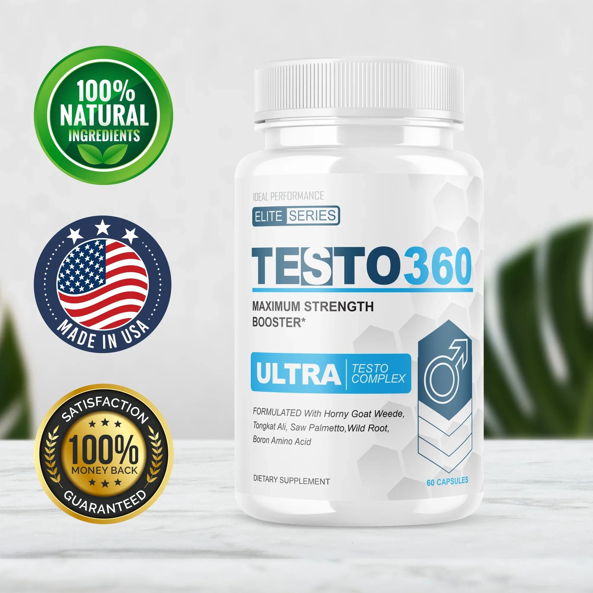 Pills pastillas Maximum Capsules) Series 360 para Complex Hombres Testo Pack Ultra (5 300 - Pene Testo Elite Strength