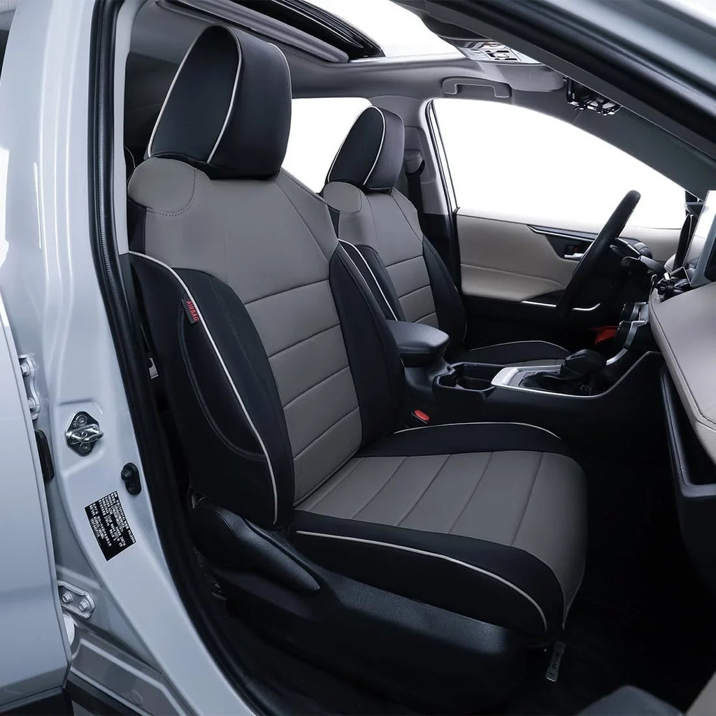 RAV4 (Black/Gray) Seat 2020 SE 2022 for 2021 2023-Full Hybrid Custom Set,Leather Fit Hybrid,XSE 2023 2019 Toyota Car RAV4 EKR Prime,2022 Cover
