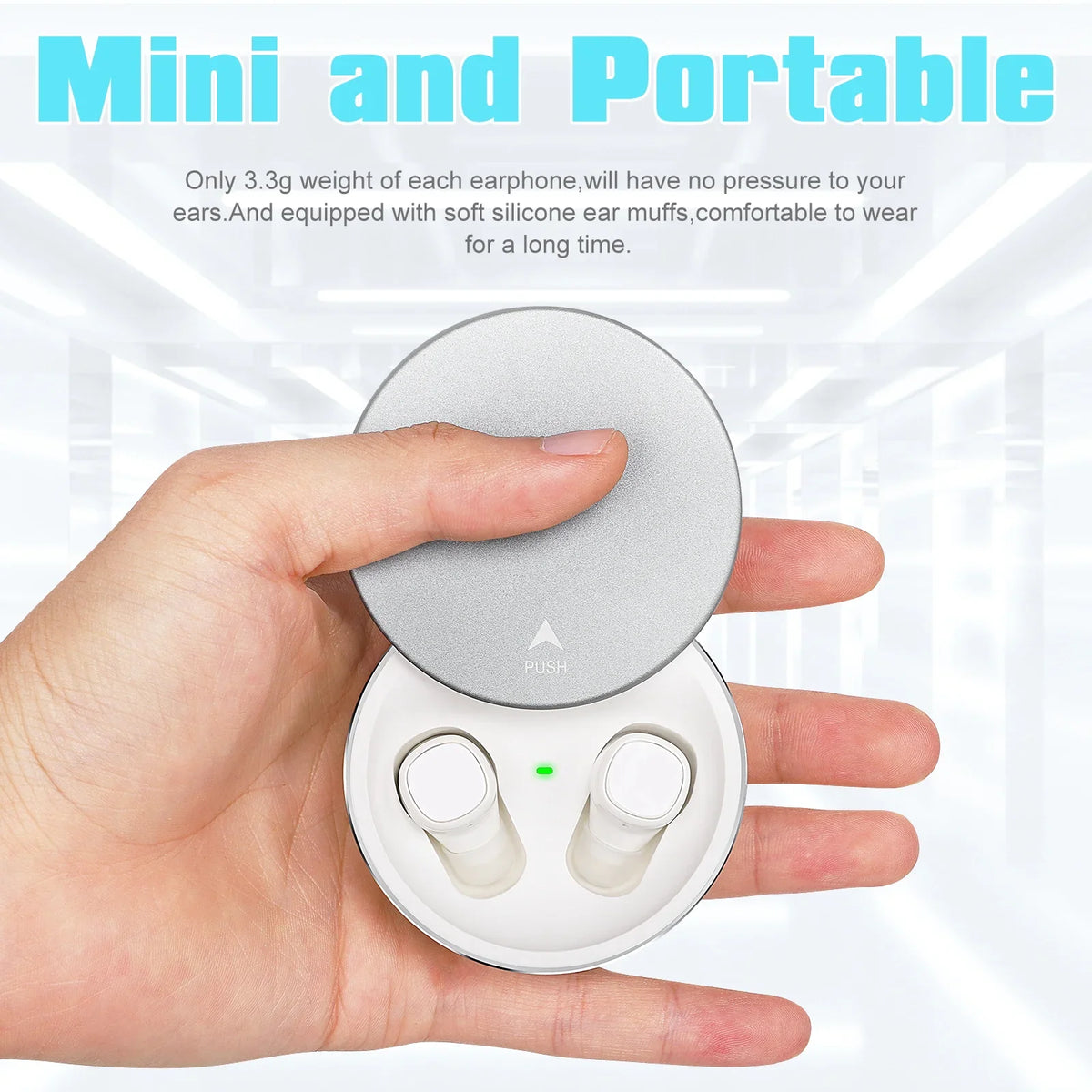 Wireless Waterproof Wireless Built-in True Xperia Earbuds Compact in-Ear Earphones UrbanX Earbuds X7 IPX5 5.0 with Touch Headphones Mic Deep Mic XZ1 Bluetooth Control Bass Sports For