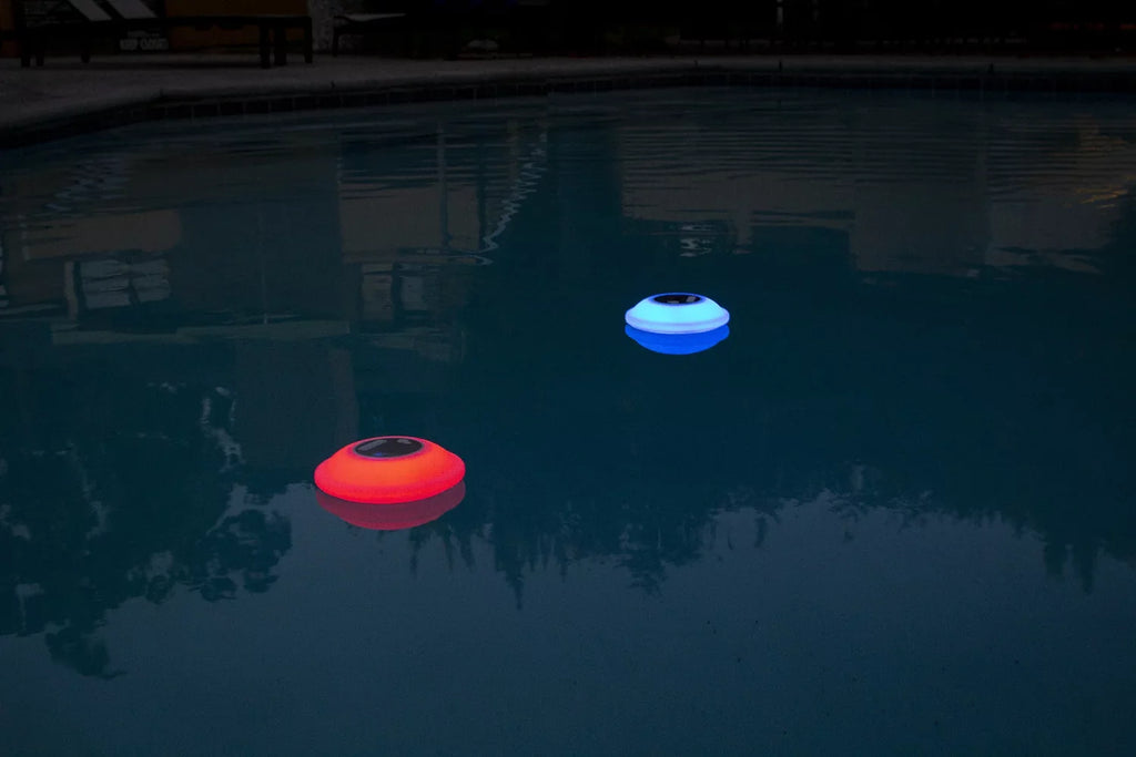 Pools, Bluetooth LED Backlight 7 Functionality Poolmaster Lakes, Waterproof Display Outdoors Multi-Light - for Portable Swimming Color Floating Call with Phone Speaker