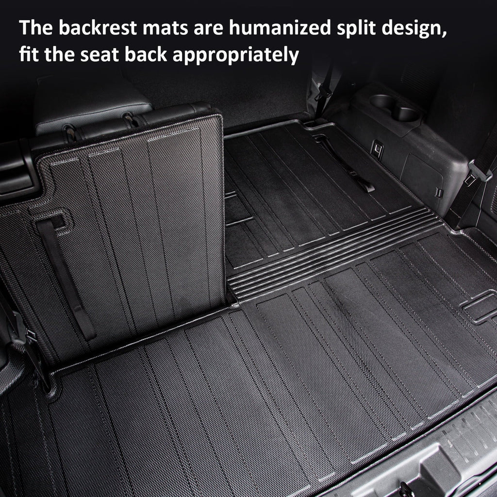 Backrest Mat Cargo Car Trunk Fit Mats Accessories Highlander Toyota Highlander with Liner 2020-2024