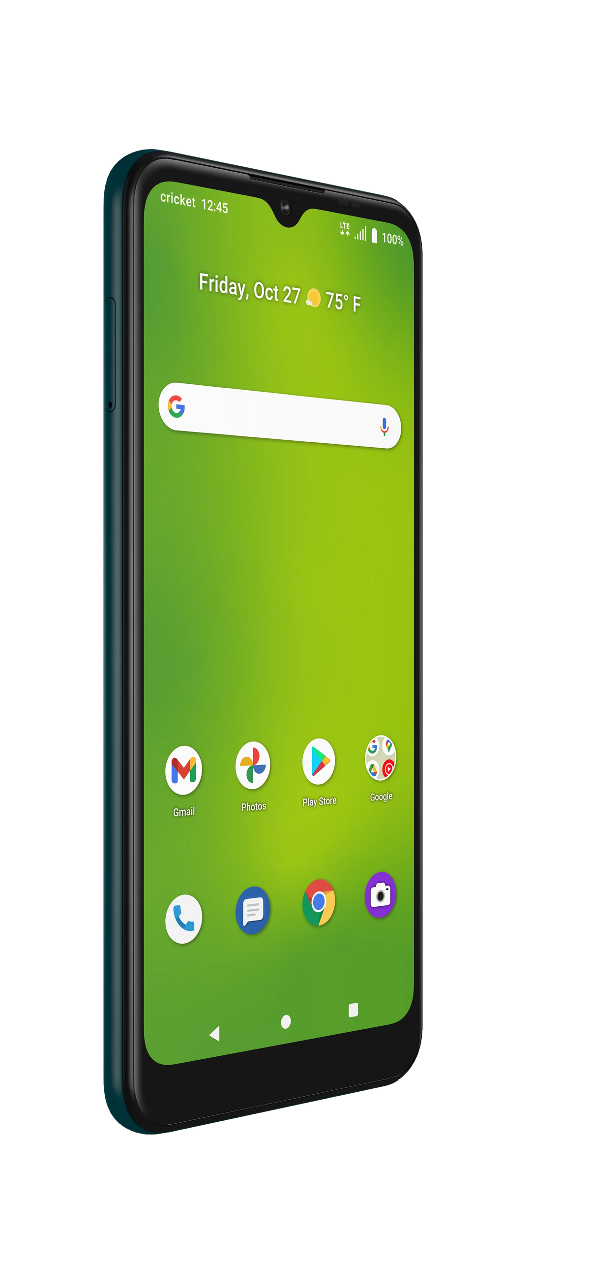 Rainforest 32GB, - Cricket Green Smartphone Prepaid Wireless Splendor,