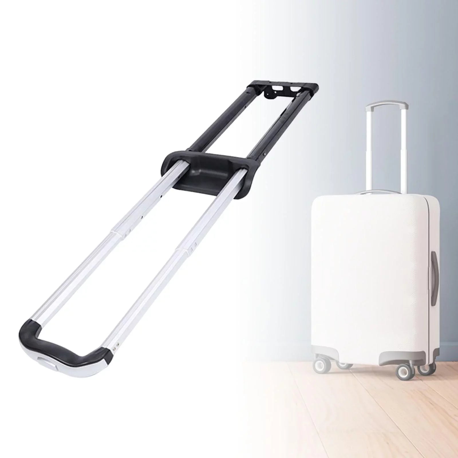 Parts Handle, Telescoping adjustable Three Black for , Trolley Ice Rod, Sections Speaker Suitcase Luggage Replacement Bucket Cart Case Pull