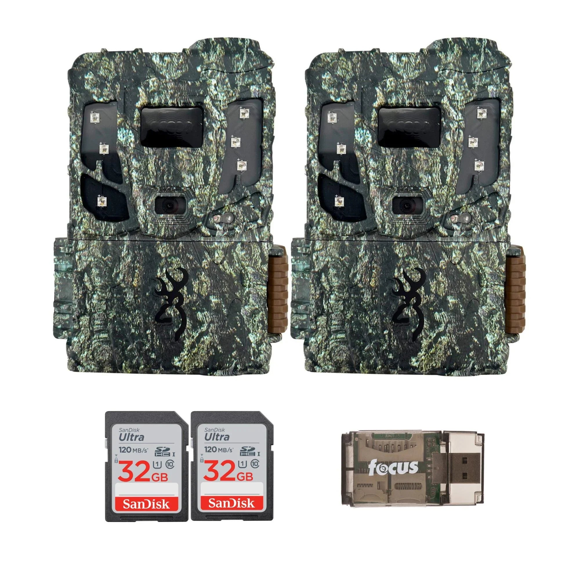 Extreme Trail Max & M/Card 2PK Reader Scout w/32GB Camera Pro HD Browning