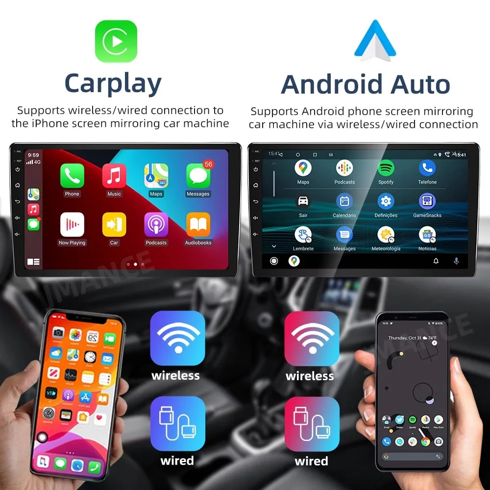 for GPS 9" Stereo Android Car Radio J10 Spare 1 2006-2013 CarPlay with 12 Camera Nissan 2+32G Qashqai