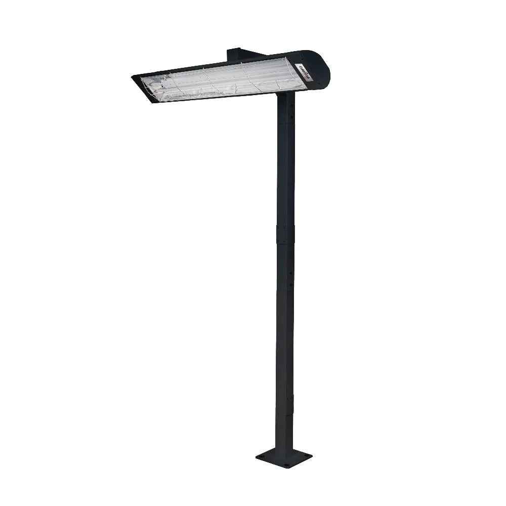 Innova-EF60 Mount-Black Single Finish-EF6108PMB Pole 8ft