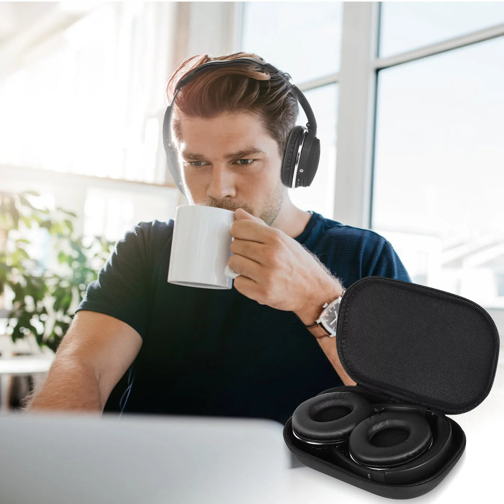 Stereo Resolution High Wildfire Phone Deep Bass, Earphones with Wireless Bluetooth with Comfort Superior UX35 E2 Call HTC Audio, Support UrbanX for Ear Mic The Over Headphones