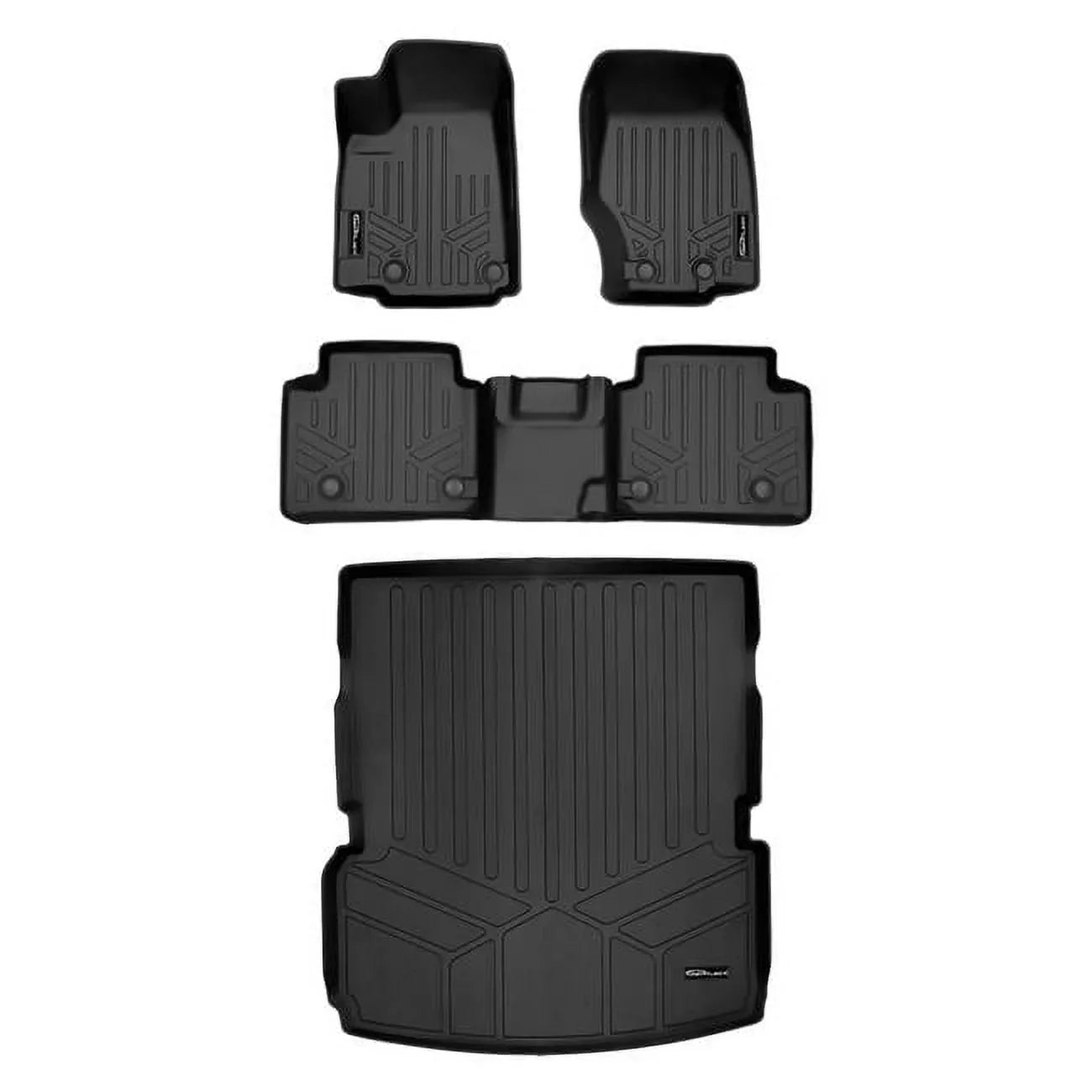 Cargo L, Custom the Behind for Jeep Liner & Fit climate Cherokee Floor SA0568-B0568-D0568 Mat Grand Black All Row 2nd Row Black 2 Set Liner 2021-2023
