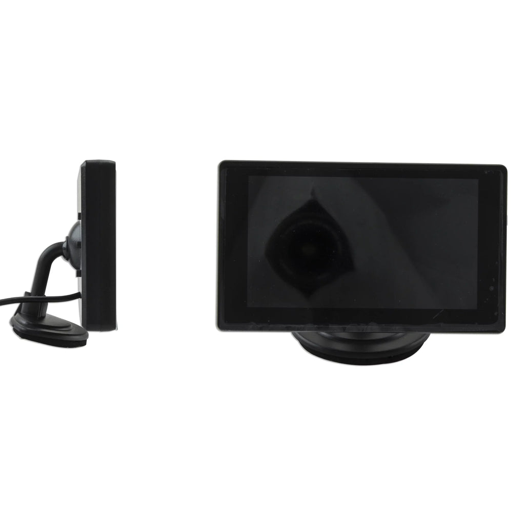 Backup Inch Motorcycle RCA Auto Camera Monitor Screen Car Color VGA 4.3 LCD