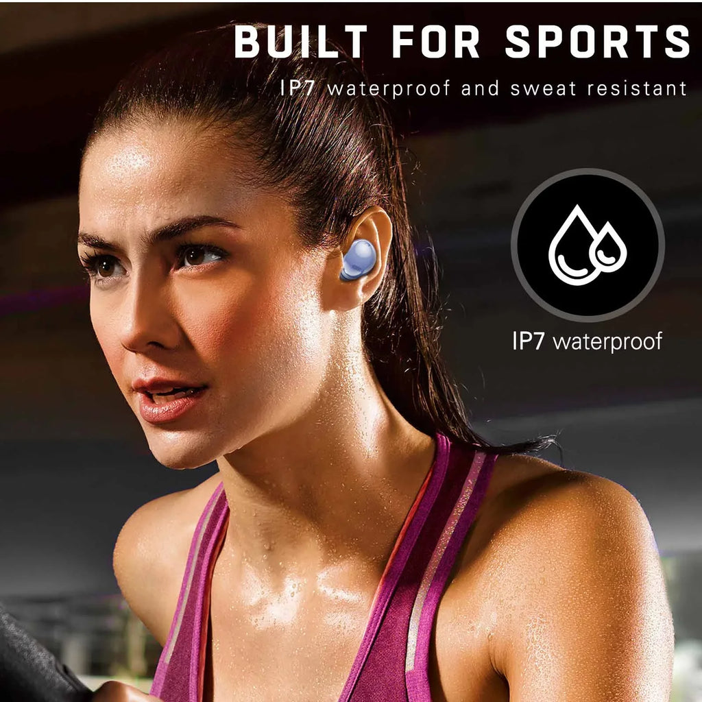 N8 Smart Street Purple Earbuds UrbanX Isolation, True Amethyst liquid Wireless, Buds (US Bluetooth grade for Charging Pro Resistant Case, Sound, Noise Vodafone Version) -