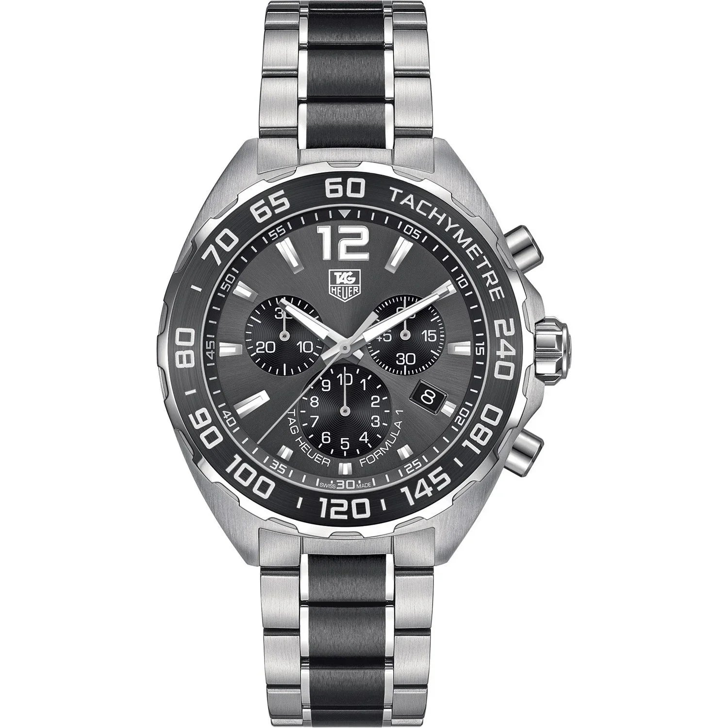 Men's CAZ1111.BA0878 Two-Tone Chronograph Tag One' Watch Steel 'Formula Heuer Stainless