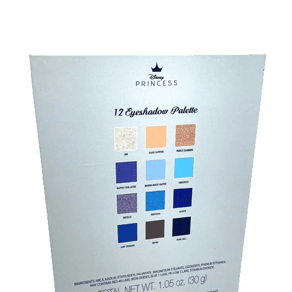 Cinderella Mate Book Eyeshadow Shimmer Palette Disney Princess Blue