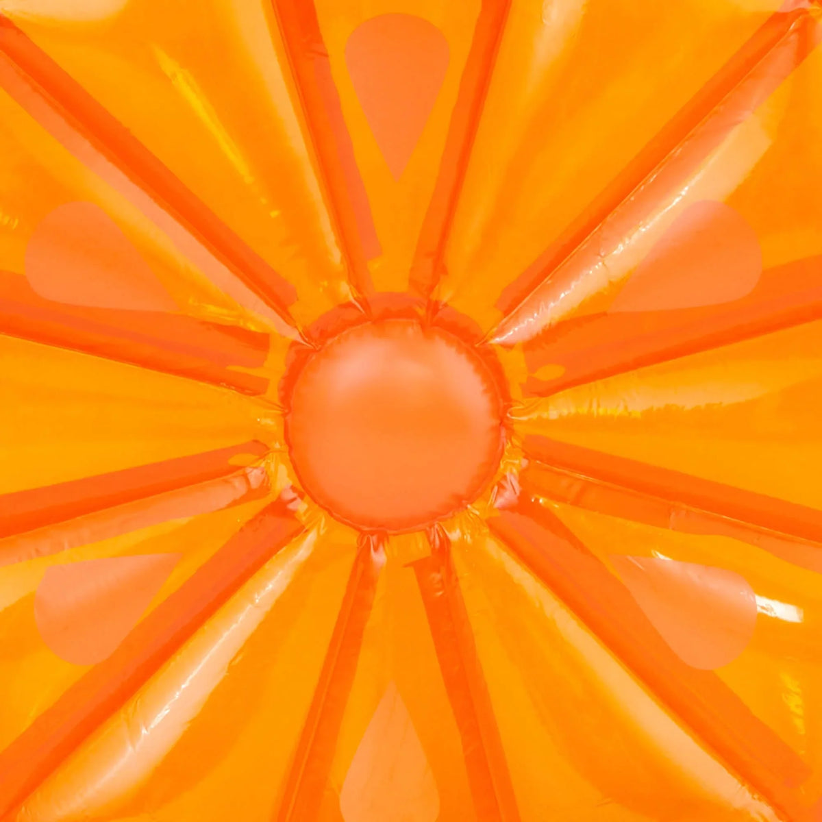 Slice - Swimming Lounger Fruit Raft Pool Inflatable 61.5" Swimline Red/Orange