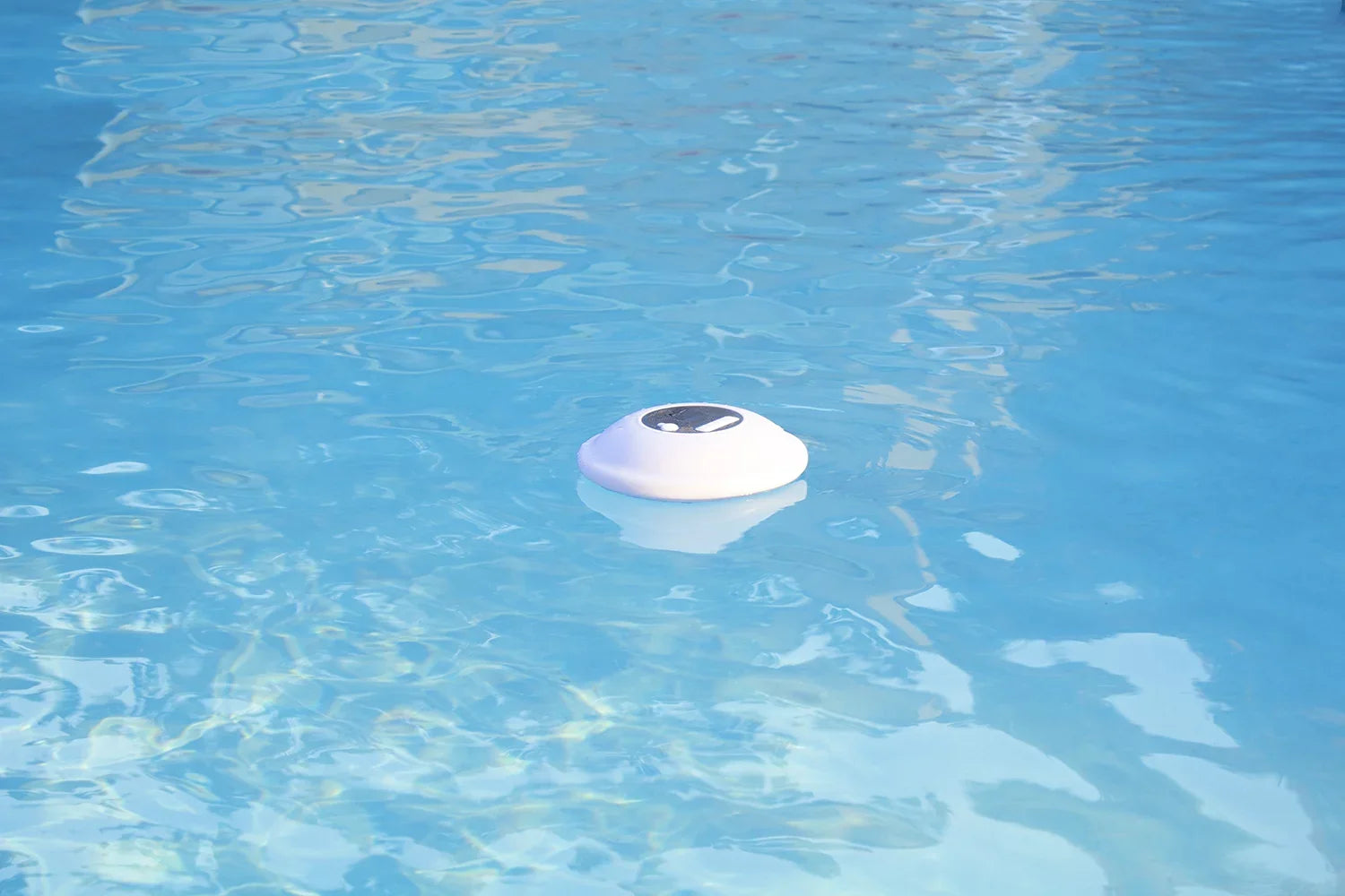Pools, Bluetooth LED Backlight 7 Functionality Poolmaster Lakes, Waterproof Display Outdoors Multi-Light - for Portable Swimming Color Floating Call with Phone Speaker