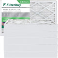 HVAC Filters MERV 8 Pleated Filterbuy Air AC 16x24x4 (6-Pack) Furnace