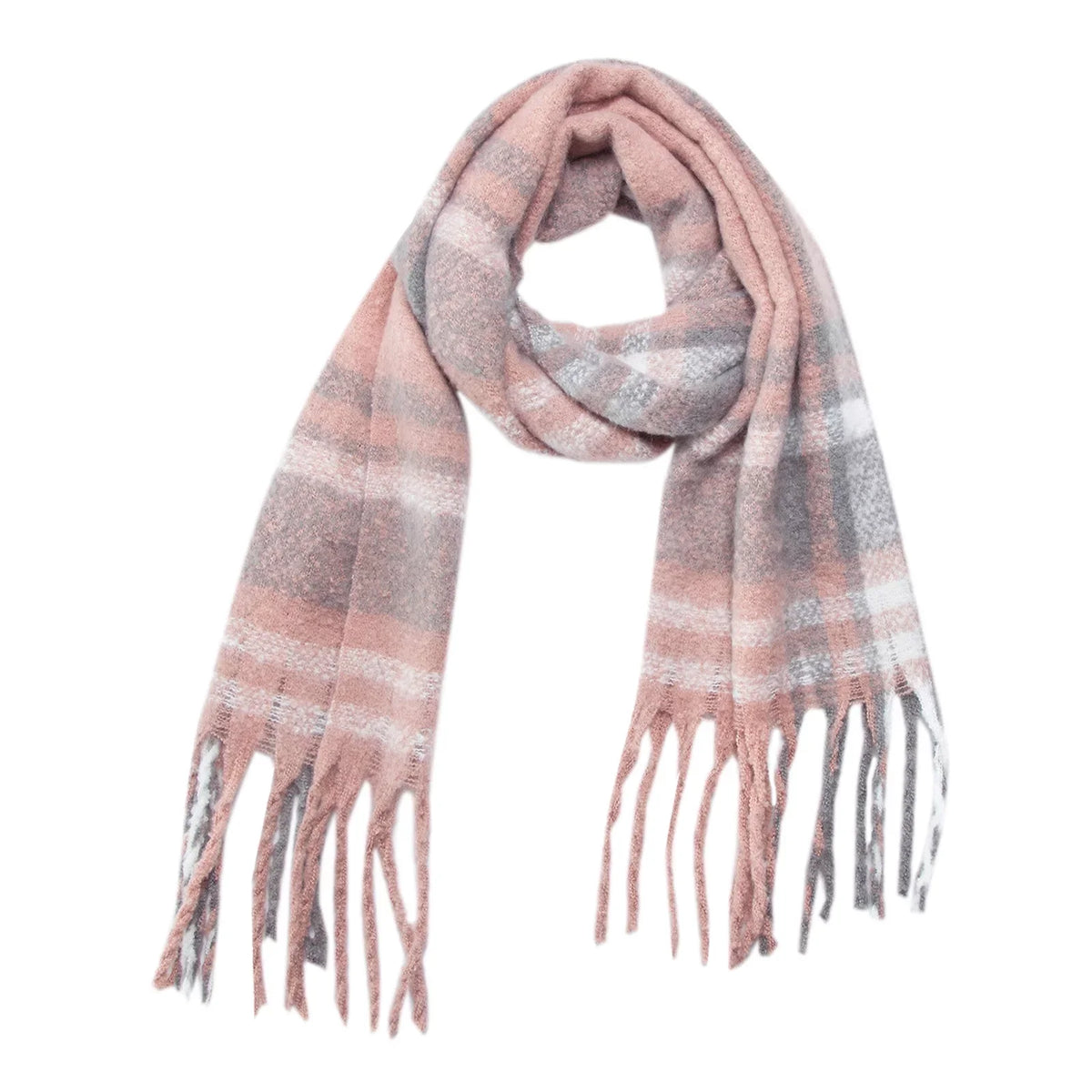 Plaid 1 Wrap Warm Christmas Winter Fall Scarf Warm Scarf Tassel For Large Gift Blanket Scarf Scarves Women 2022 Shawl Soft Classic Scarves Soft Pack Scarf Scarf Women Lightweight Thermal