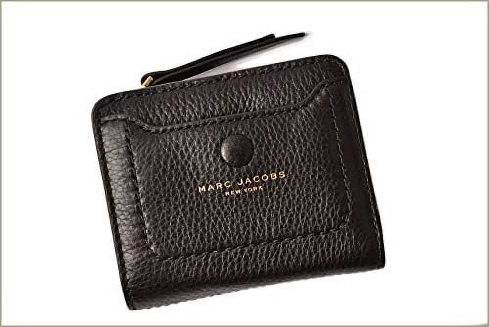 M0014215 Black Empire Jacobs City Leather Marc Wallet Women's Compact Leather Mini