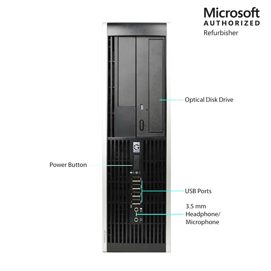8100 SFF - 960GB 3.2Ghz SSD Desktop Year 1 Warranty i5 8GB Hp RAM Windows Elite PC 10 WiFi Core Computer