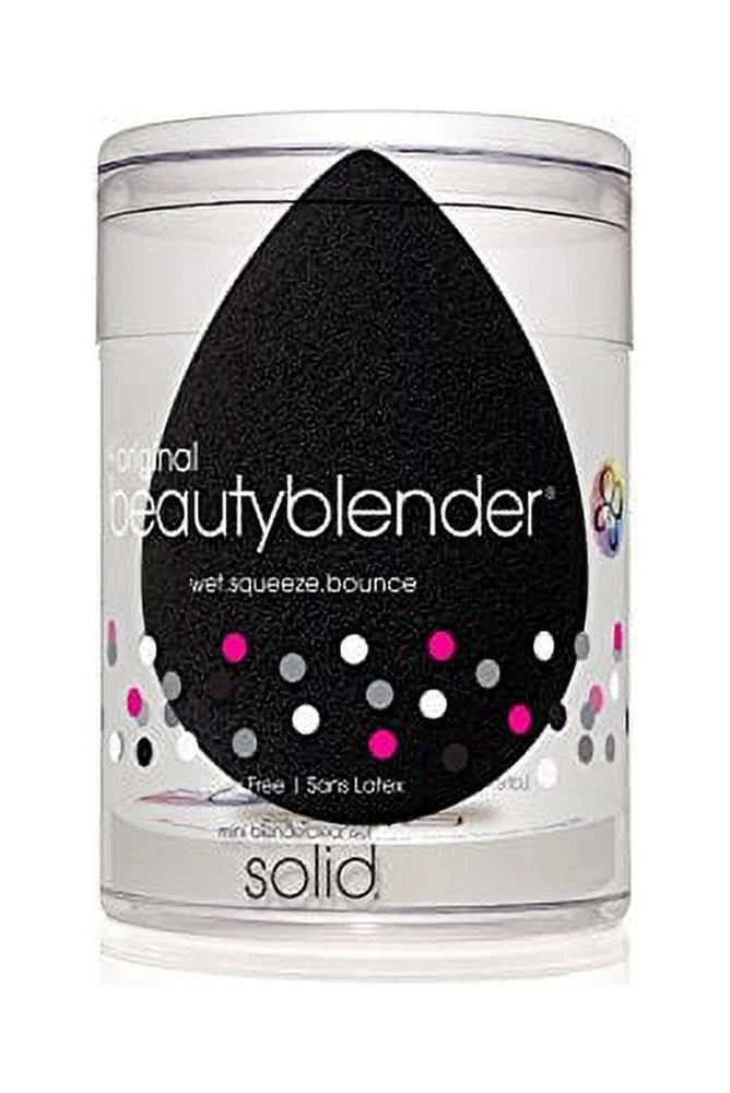 Mini Black Solid Sponge + Pro Blendercleanser beautyblender