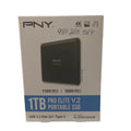 USB 3.2 Elite V2 State 1TB Drive Portable Gen Type-C Pro PNY 2x1 Solid
