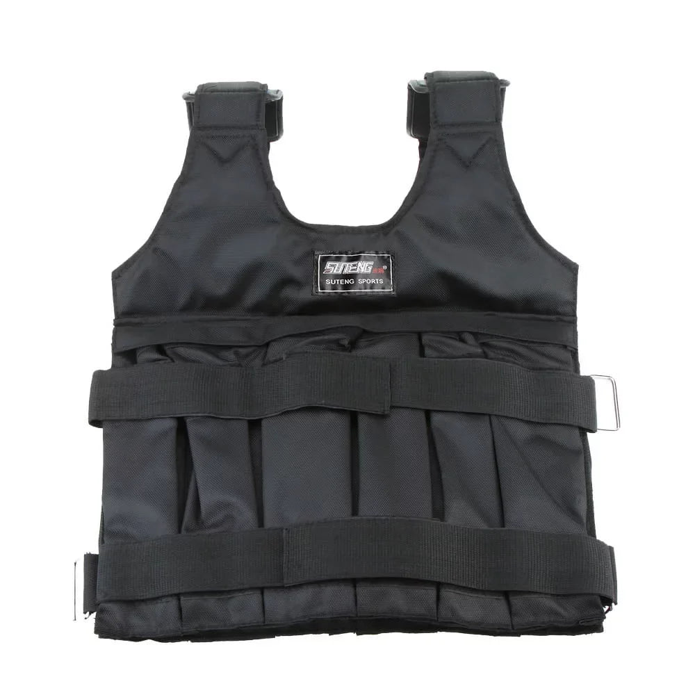 50kg Vest apparel Boxing - Loading Invisible and SUTENG for Sand Max Weighted Adjustable Exercise Weightloading Training,