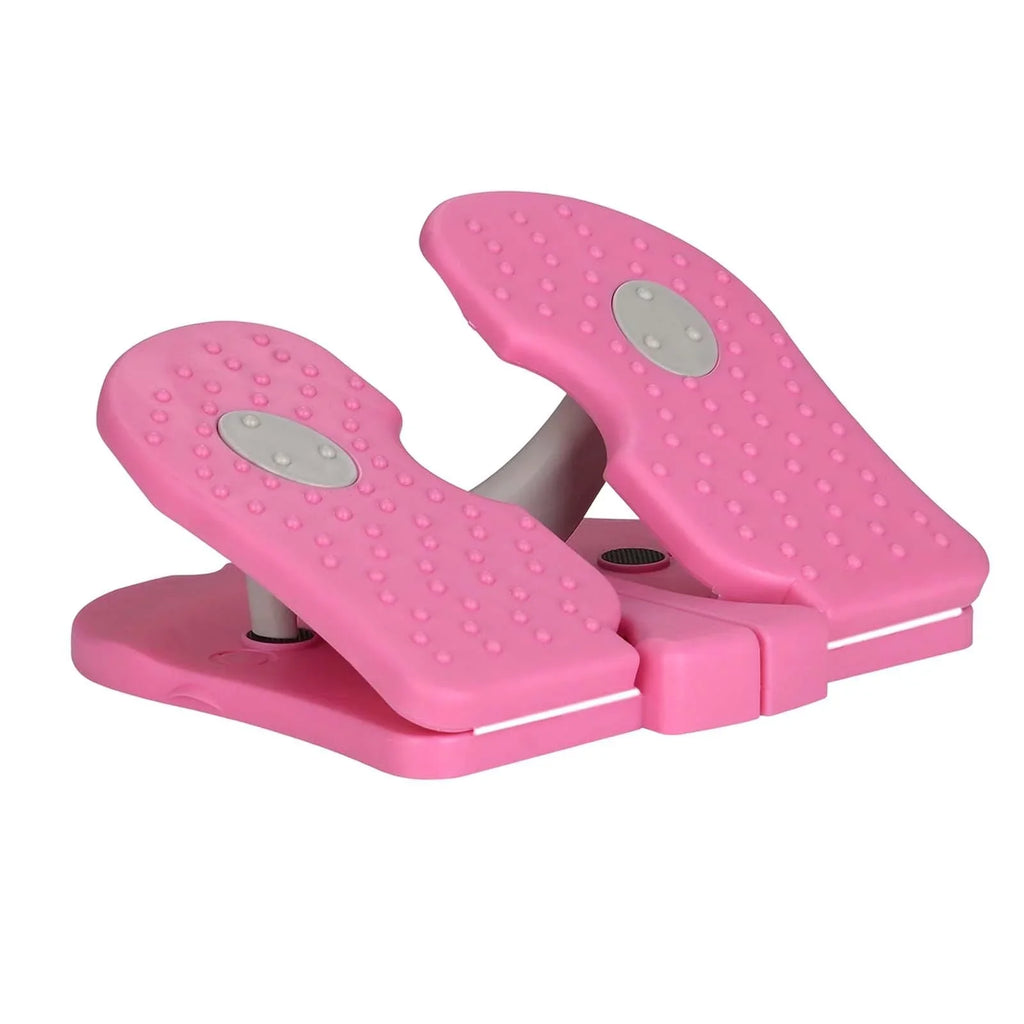 Training Climber 2pcs Foot Workouts Stepper, Living Fitness and Folding Home Stepper, under Tabletop Office Pink Blue Room Machine Bedroom