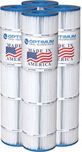 PJAN115 FC-0810, Filter Jandy Filter Filbur Cartridges Made USA C-7468, Replaces & in - R0554600, Pool Pleatco Unicel 4-Pack, CL460