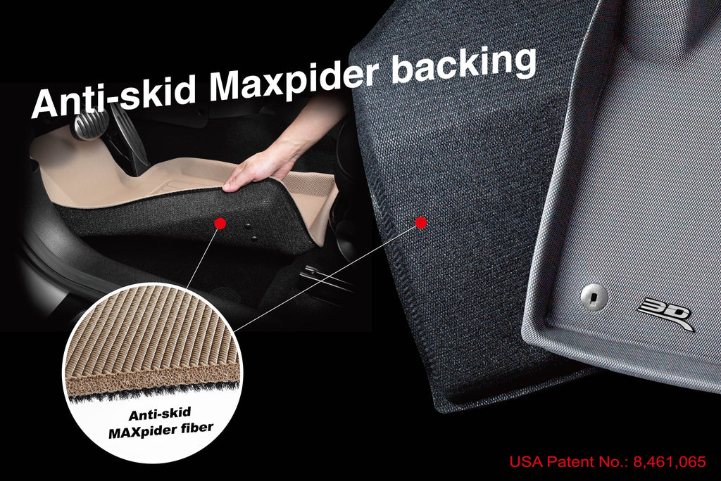 Liner SUBARU (BLACK) - MAXpider KAGU with 3D Cargo OUTBACK Cargo compatible 2010-2014 Liner