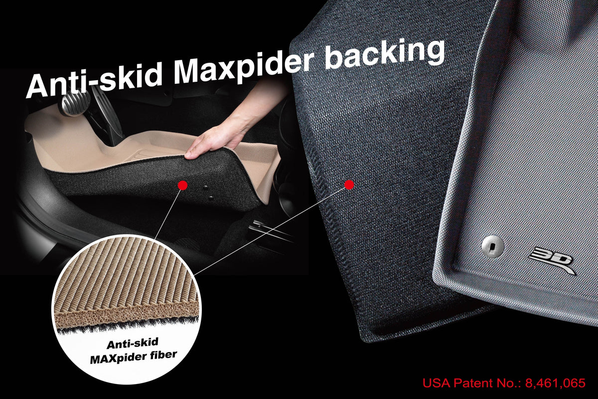 Liner SUBARU (BLACK) - MAXpider KAGU with 3D Cargo OUTBACK Cargo compatible 2010-2014 Liner