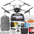 CPS Batteries Combo, 3 Fly Mini Accessories Warranty 4K Extended 4 Year with (With Bundle Drone RC DJI Sensing, 3 2 & More 249g, with Omnidirectional HDR Remote Pro Under Video, Folding Screen)
