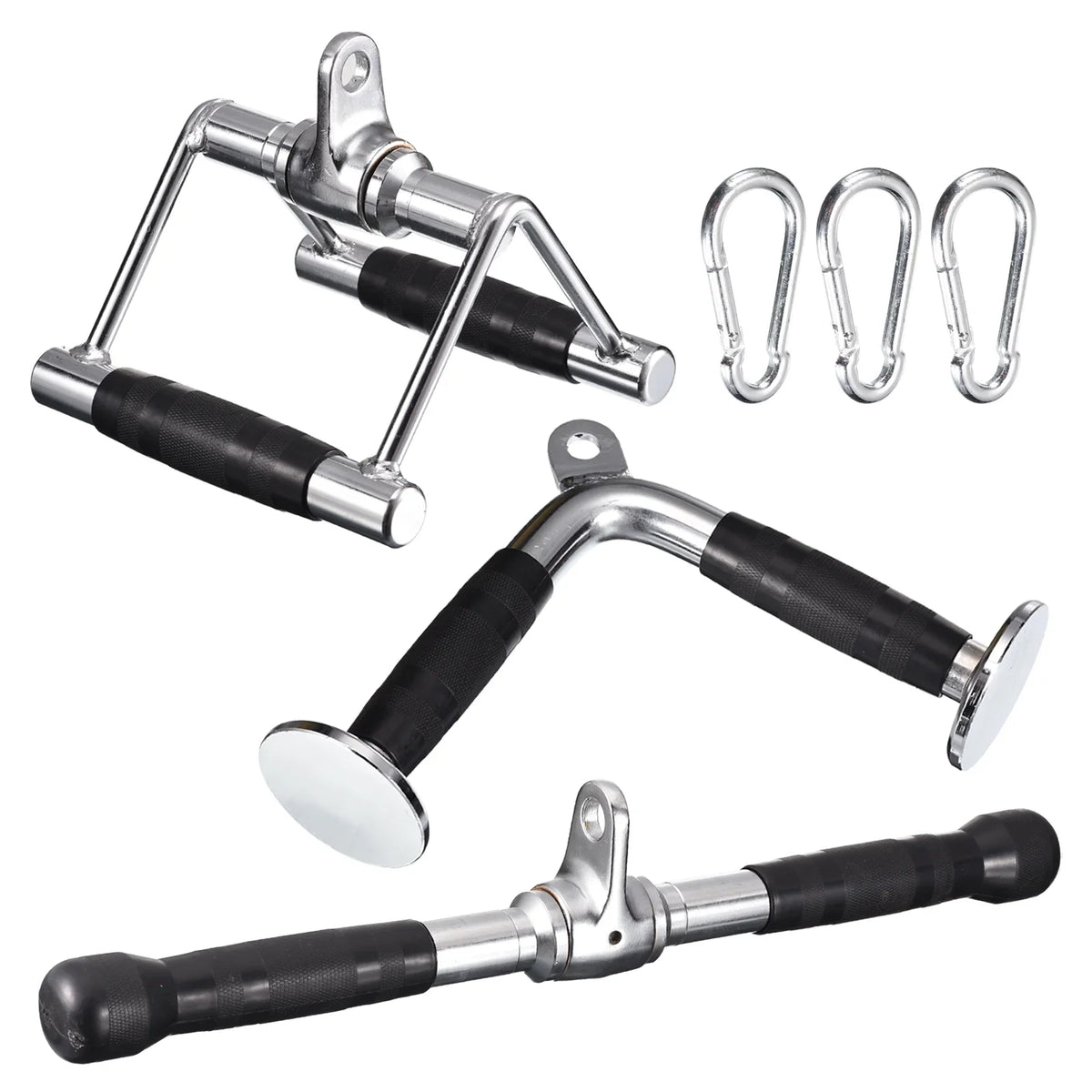 Tricep Press Down Cable Attachment Gym for Accessories, Machine Silver