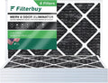8 MERV AC (6-Pack) Filters Air Furnace Odor Filterbuy HVAC Pleated Activated Eliminator with 14x24x1 Carbon