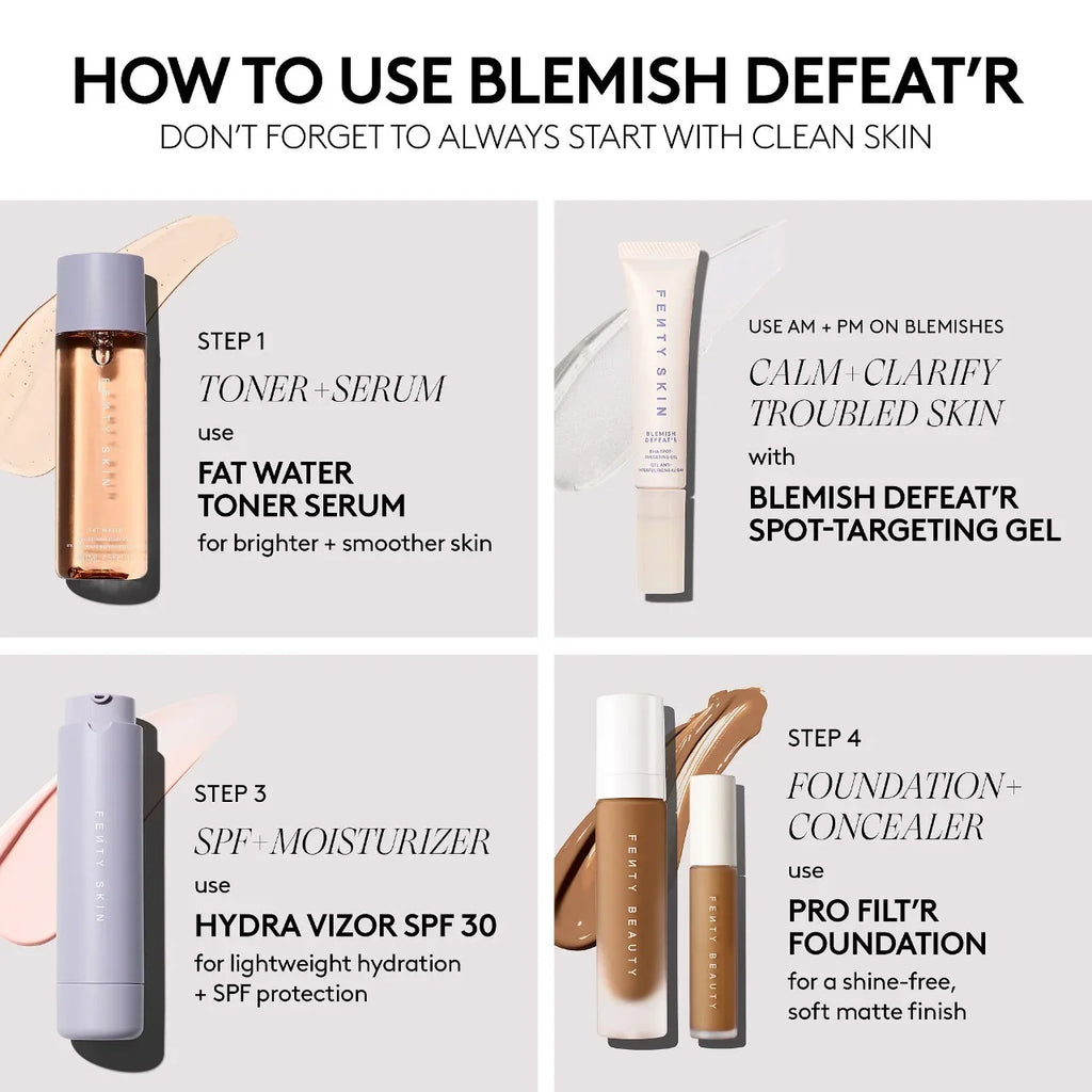 Gel Fenty Defeat'r Skin Blemish BHA Spot-Targeting