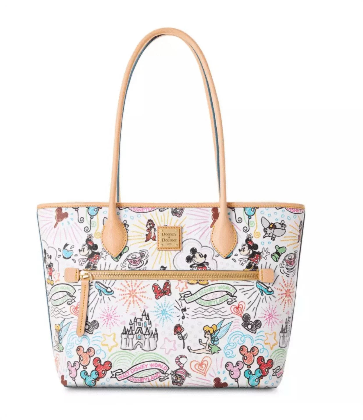 With Mickey Parks Disney Dooney Tote New Sketch Bag Minnie Tags & Bourke