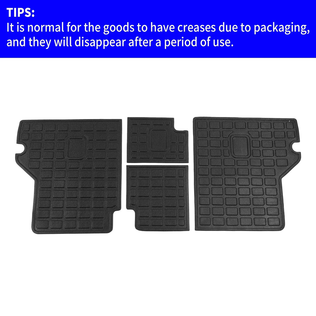 4Runner All climate Toyota Protector Liner Runner Tray) Back 2022 Seat 2010-2023 (Backrest Cover Trunk Without Fit Cargo Accessories Mat Cargo 4 Toyota Sliding Mats,Fit Mat
