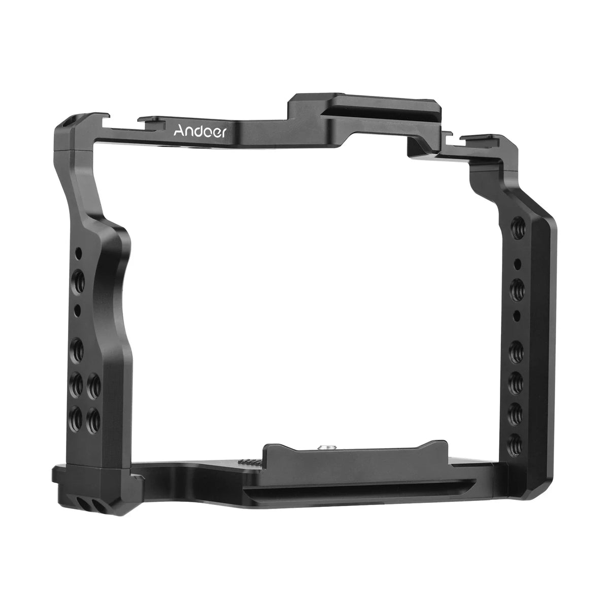 Inch Dual 1/4 Camera II/ with Numerous Cage A7S A7R for A7R Aluminum Cage II A7IV/ A7III/ Alloy III/ Andoer Mounts Shoe A7II/ Threads Replacement Cold Video
