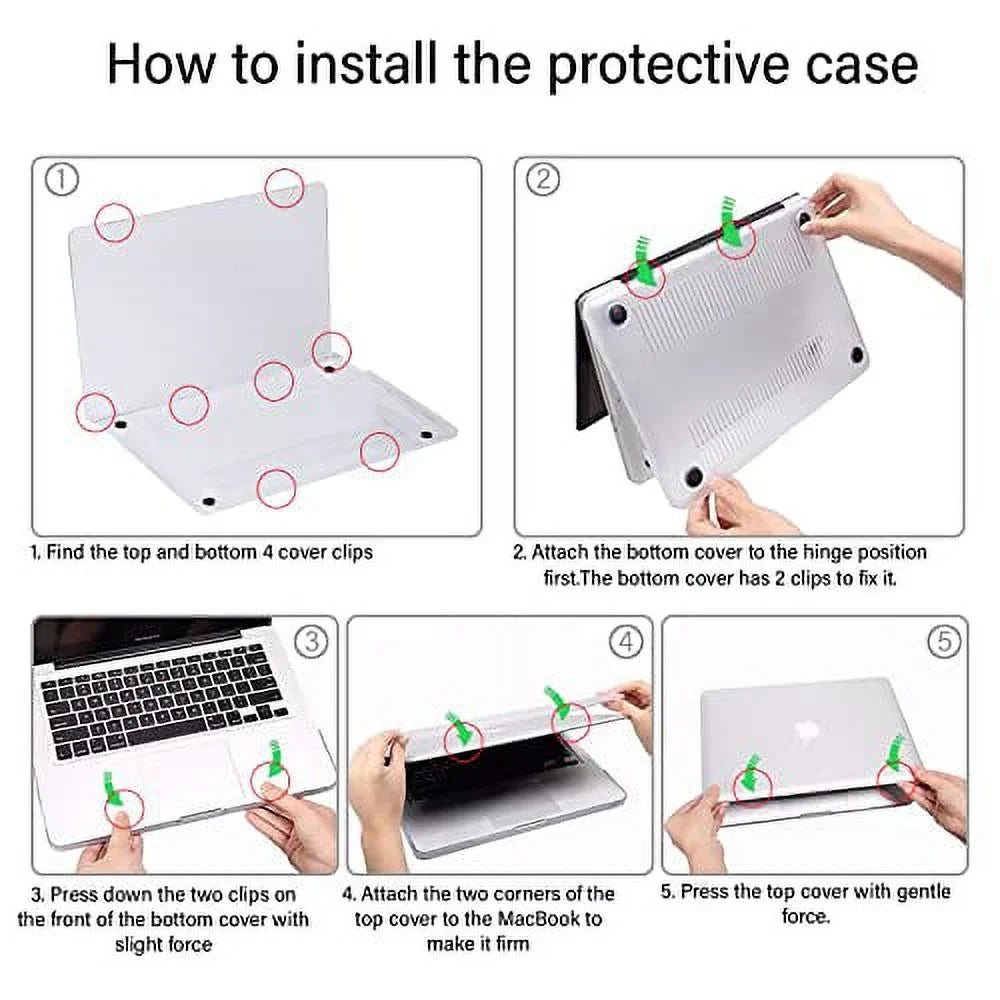 2017 (A2338 pro 13 and MacBook Protectors,Laptop GABraden Print） M1 inch Keyboard 2018 Touch with Pack 2016 Leopard Shell（Black Hard Compatible /A2159/A2251/A2289/A1989/A1706)with 2 2019 Case,2020 ID