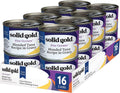 '- Vitamins, Gravy & with Superfood, Wet in - Grain Minerals Protein, 16ct/6oz Gluten Can Shreds Gravy - Solid Shreds Real Fish Amino Food Cats for Cat Gold - Tuna Canned with Acids Free &