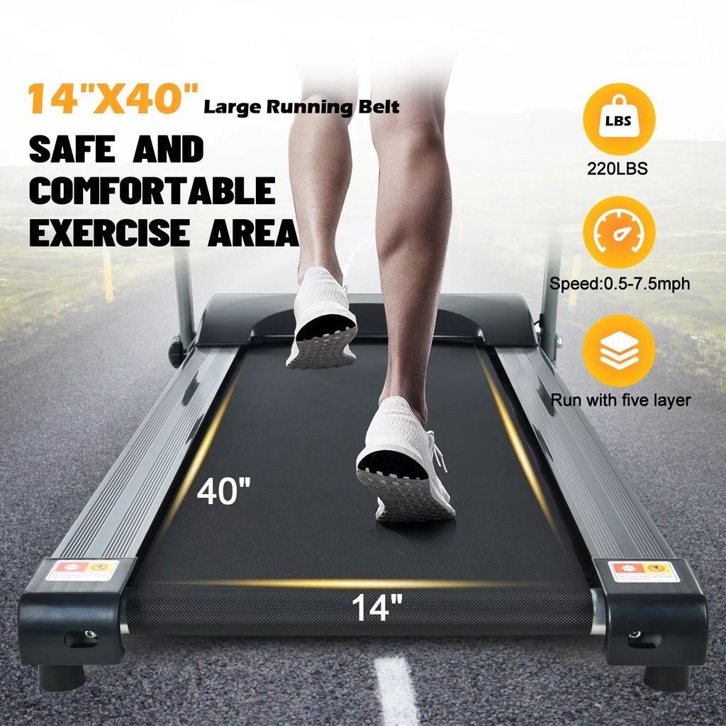 Ideal Apartments Gym for and Perfect FYC Use Folding Home Treadmill for Small