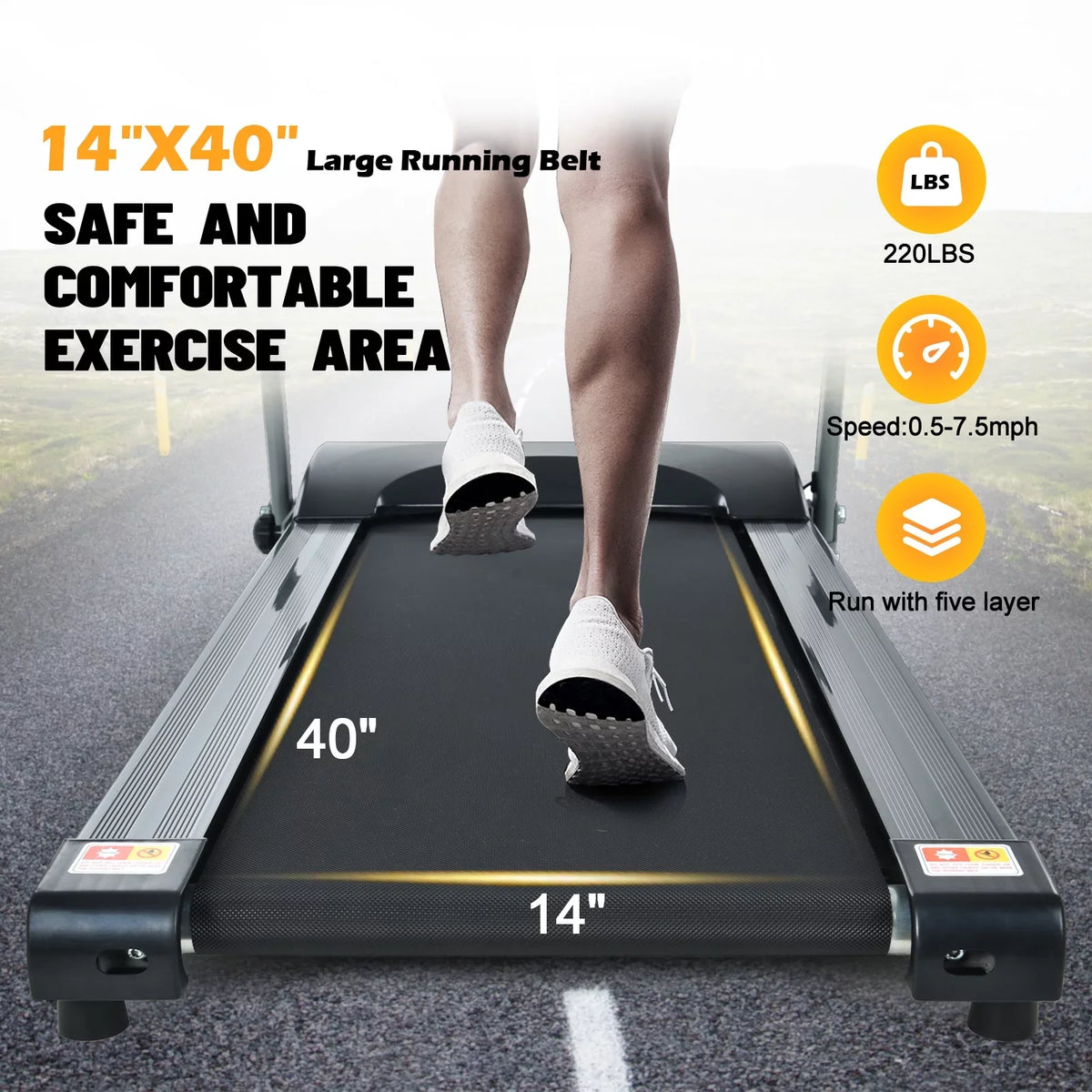 Ideal Apartments Gym for and Perfect FYC Use Folding Home Treadmill for Small