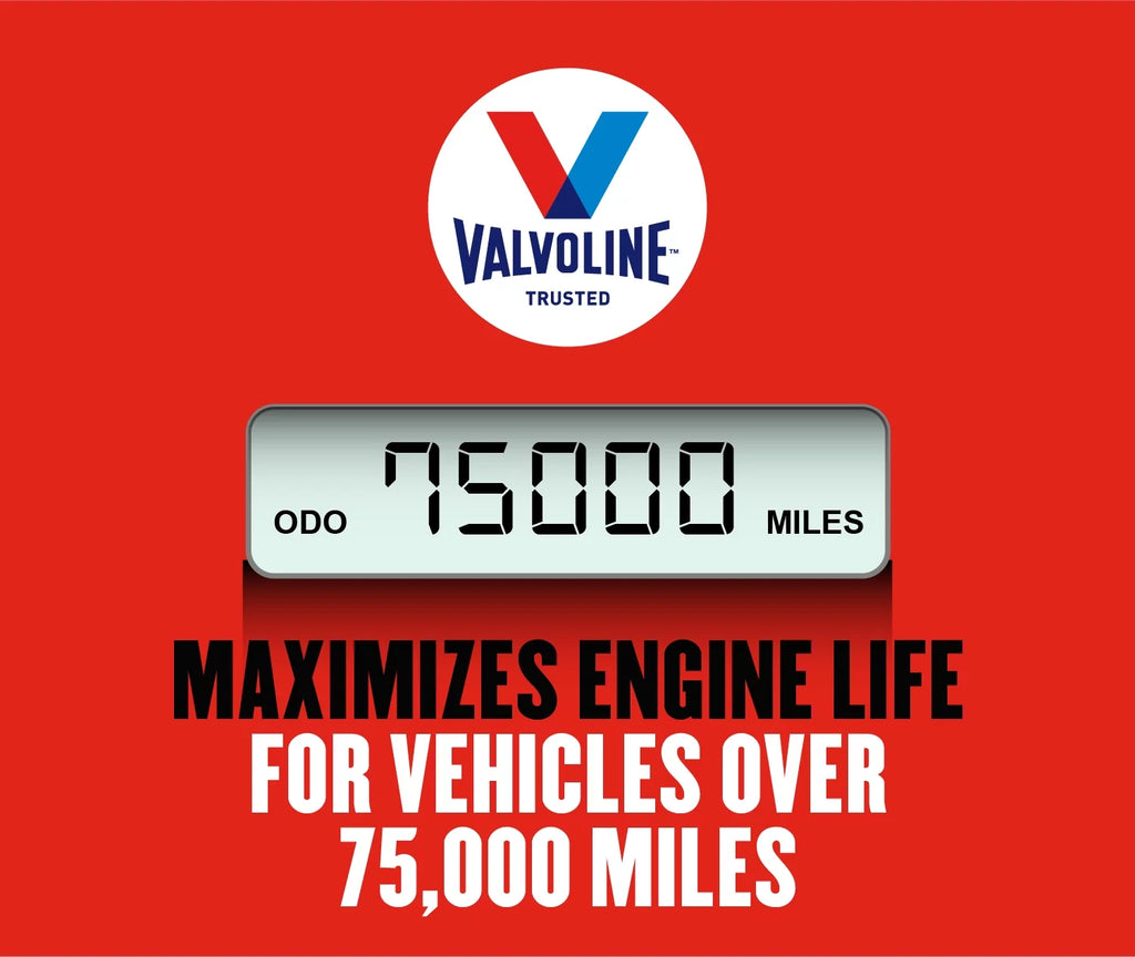 MaxLife Motor Garage Mileage Blend High QT 12 Synthetic 10W-30 Oil Valvoline Box