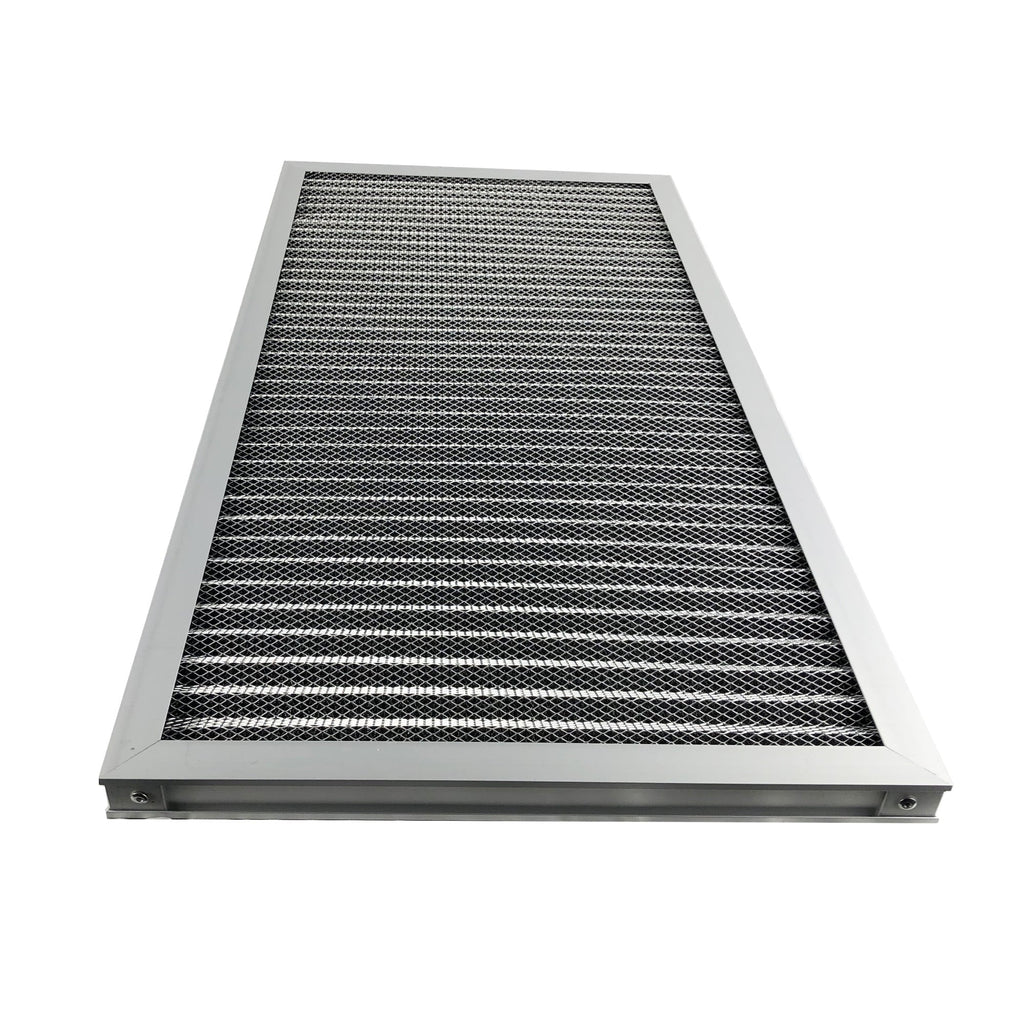 Metal x Central HVAC Electrostatic (12 Filter Furnace " x1"), Filter Filter, Air Washable Air Aluminum 24" AC