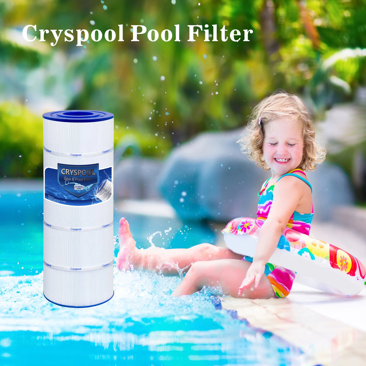 FC-1287,PWWCT150,PJANCS150, Compatible Pool Filbur pack 1 Filter C-8414, with sq. Ft, CRYSPOOL 150 Unicel