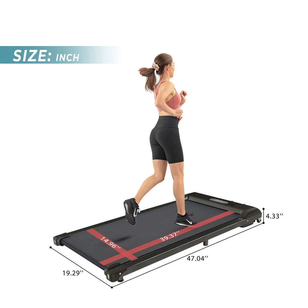 Office in 2.5HP for Walking Under Gym with Treadmill Use, Treadmill, 1 BTMWAY Electric Pad APP/speaker/Remote Bluetooth Pad Ultra-Quiet Desk Control/Display, Home Portable Treadmill 2 Walking