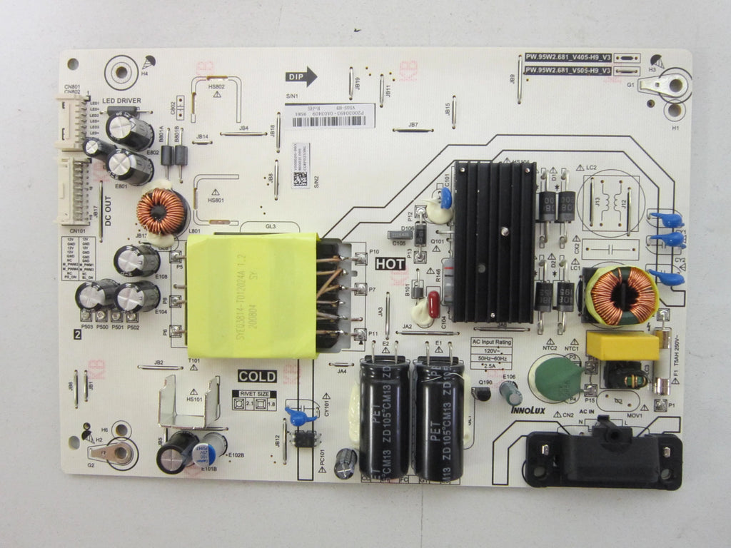 V505-H9 Power (PW.95W2.681, Vizio Supply B0002L000) 6M04B0002L000