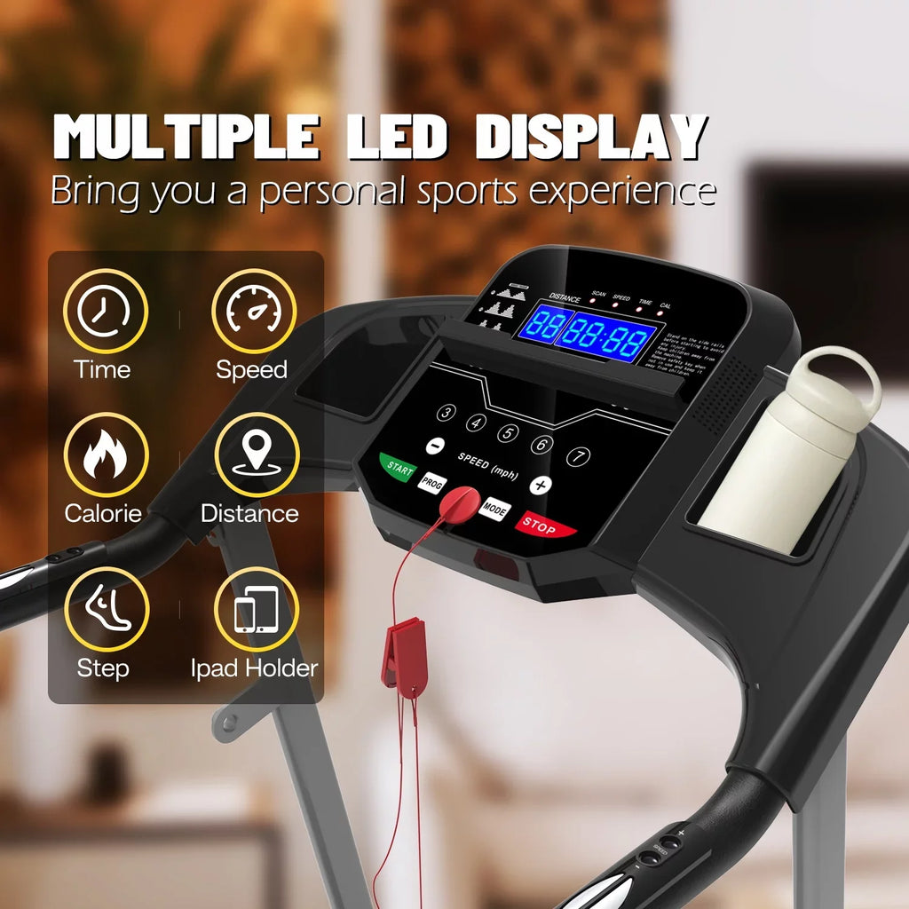 Ideal Apartments Gym for and Perfect FYC Use Folding Home Treadmill for Small